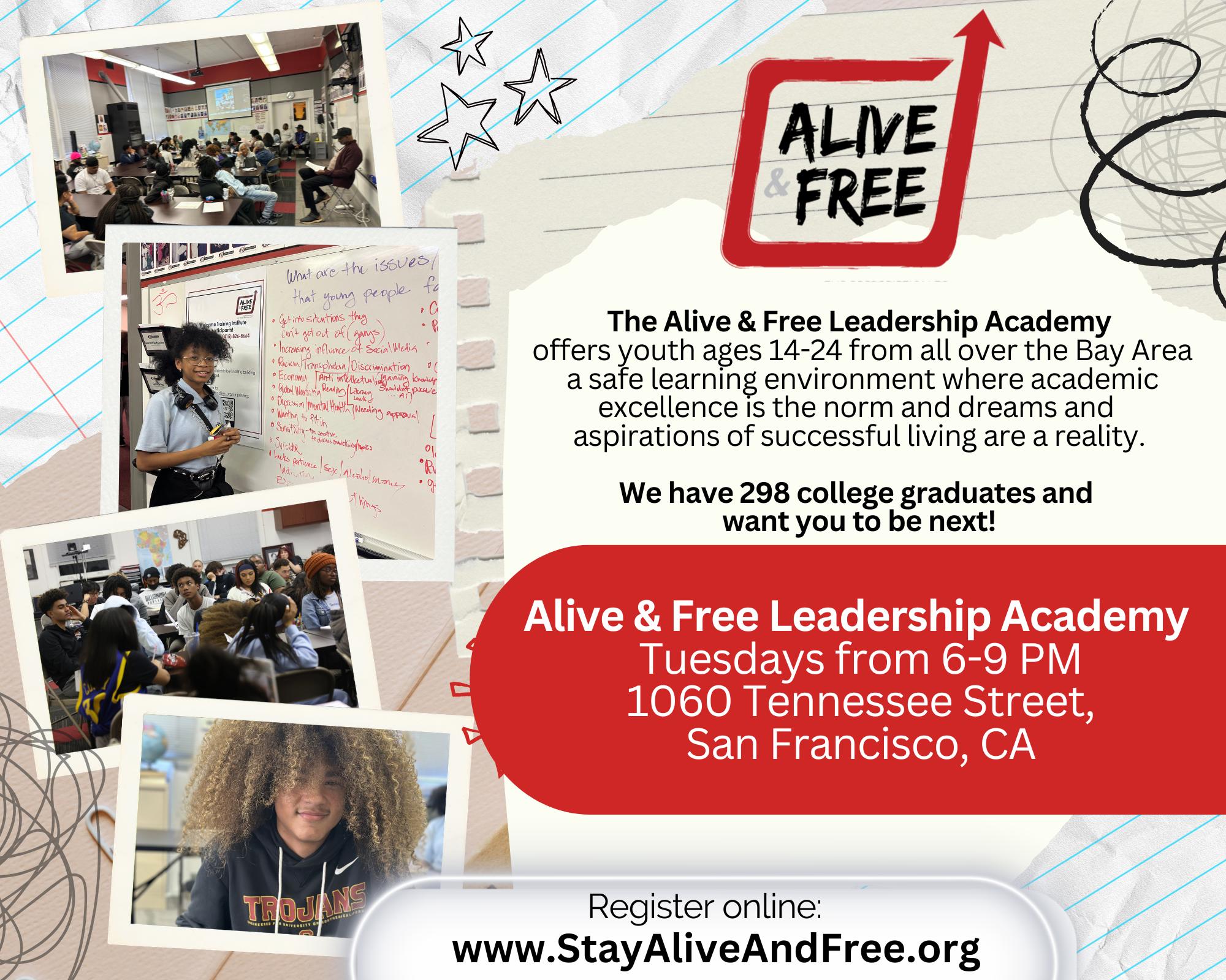 Alive & Free Leadership Academy Flyer 2026-3
